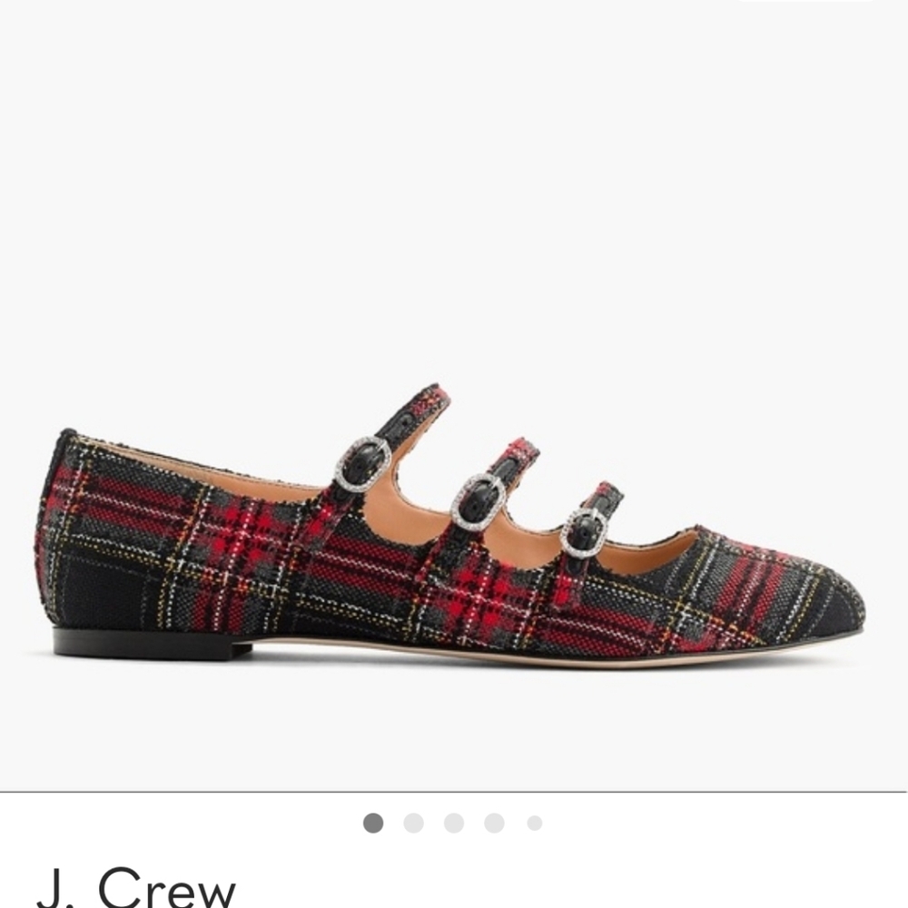 J.Crew / Tartan Plaid Ballet Flats Sz 6.5